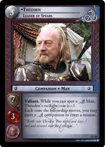 Théoden, Leader of Spears Théoden, Leader of Spears