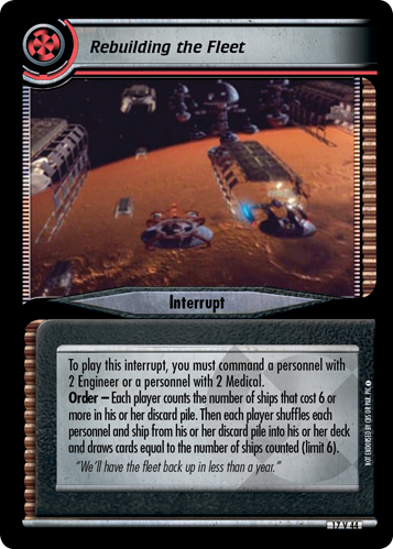 Rebuilding the Fleet (Errata version) Rebuilding the Fleet